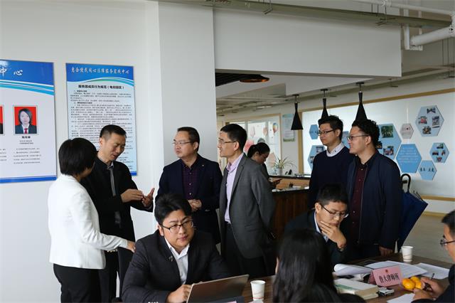 浙江省司法厅党委委员、驻厅纪检监察组组长钱国伟莅临临海市东方永安（浙东）电商产业园调研指导工作