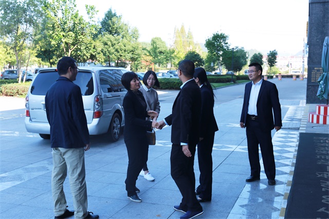 淳安县供销合作总社副主任方新女莅临临海市农合联产业合作园调研